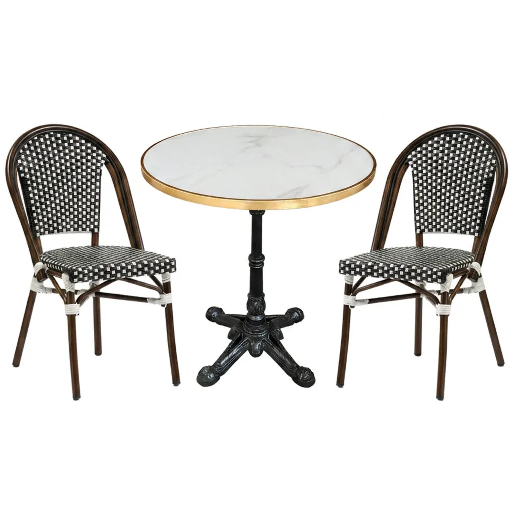 Bistro terrasset wit