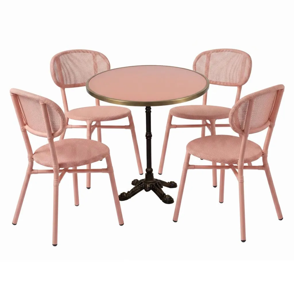 Ton sur Ton terrasset roze