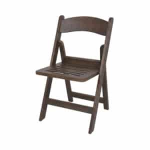 Klapstoel Partychair Terrasstoel partychair donkerbruin